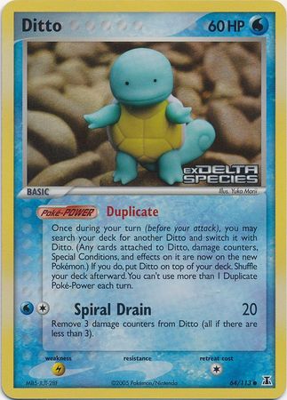 Ditto (64/113) (Stamped) [EX: Delta Species] | Gamers Paradise