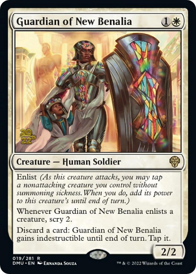 Guardian of New Benalia [Dominaria United Prerelease Promos] | Gamers Paradise