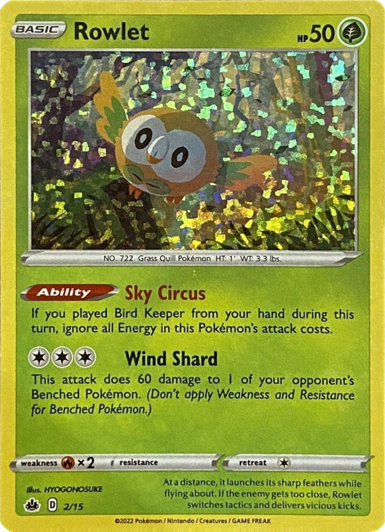 Rowlet (2/15) [McDonald's Promos: Match Battle] | Gamers Paradise