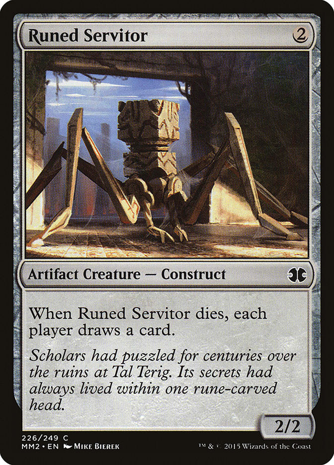 Runed Servitor [Modern Masters 2015] | Gamers Paradise