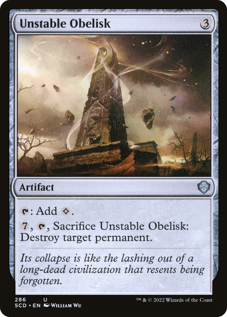 Unstable Obelisk [Starter Commander Decks] | Gamers Paradise