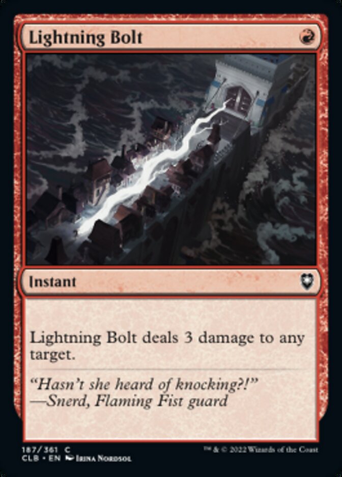 Lightning Bolt [Commander Legends: Battle for Baldur's Gate] | Gamers Paradise