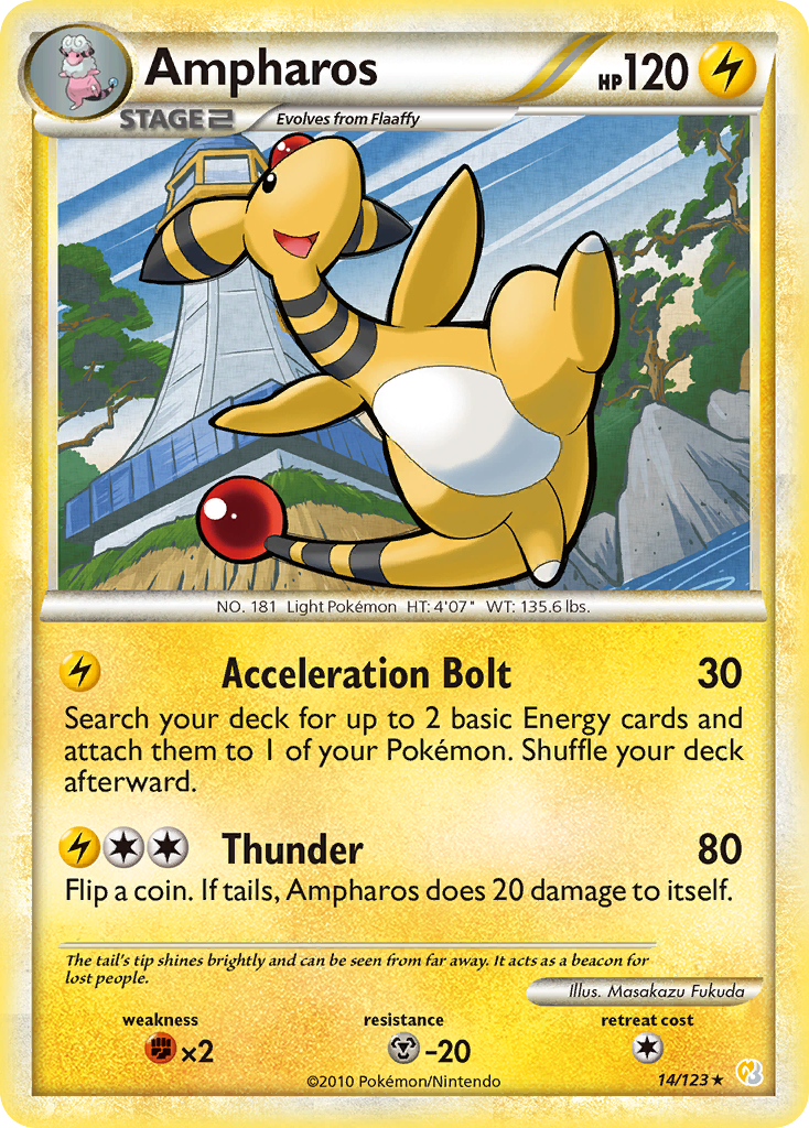 Ampharos (14/123) [HeartGold & SoulSilver: Base Set] | Gamers Paradise