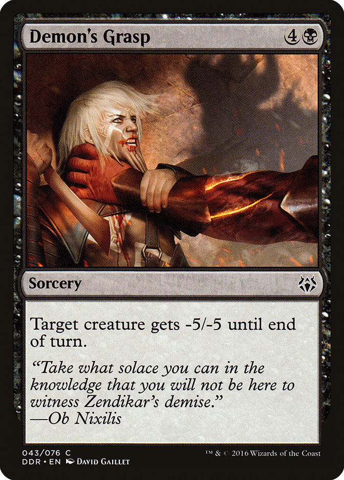 Demon's Grasp [Duel Decks: Nissa vs. Ob Nixilis] | Gamers Paradise