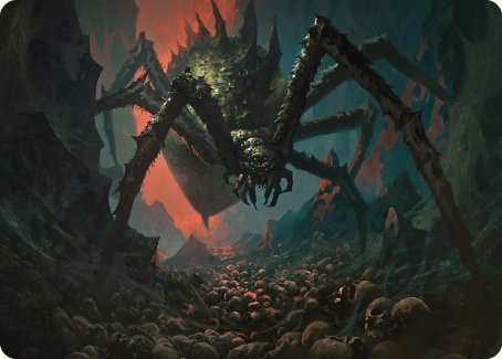 Shelob, Child of Ungoliant Art Card [The Lord of the Rings: Tales of Middle-earth Art Series] | Gamers Paradise