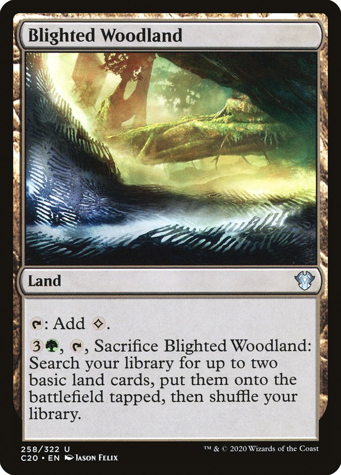 Blighted Woodland [Commander 2020] | Gamers Paradise