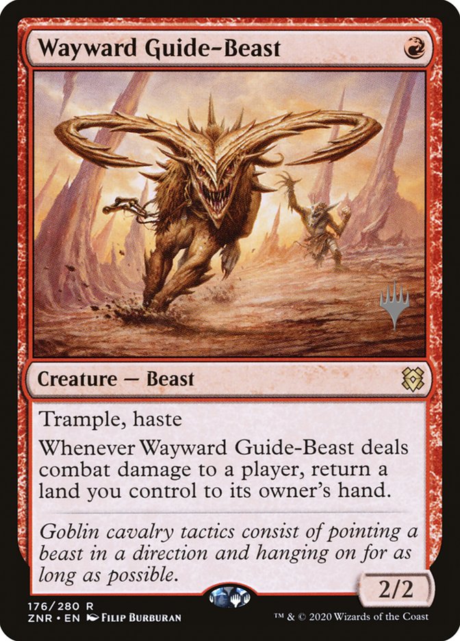 Wayward Guide-Beast (Promo Pack) [Zendikar Rising Promos] | Gamers Paradise