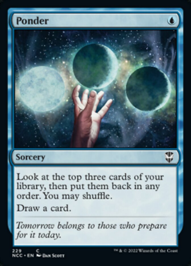 Ponder [Streets of New Capenna Commander] | Gamers Paradise