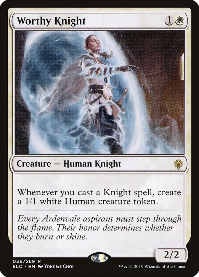 Worthy Knight [Throne of Eldraine] | Gamers Paradise