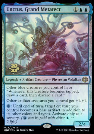 Unctus, Grand Metatect [Phyrexia: All Will Be One Prerelease Promos] | Gamers Paradise