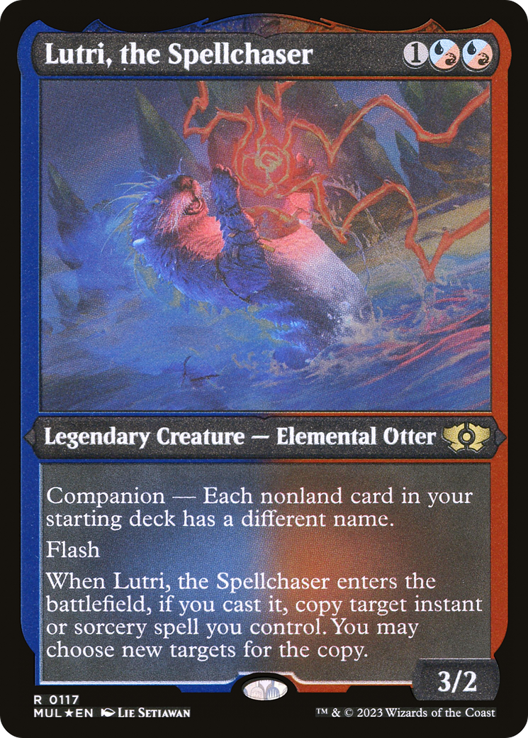 Lutri, the Spellchaser (Foil Etched) [Multiverse Legends] | Gamers Paradise