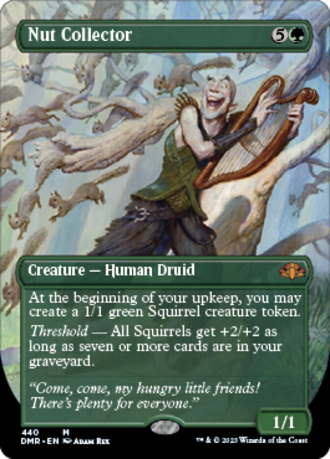 Nut Collector (Borderless Alternate Art) [Dominaria Remastered] | Gamers Paradise