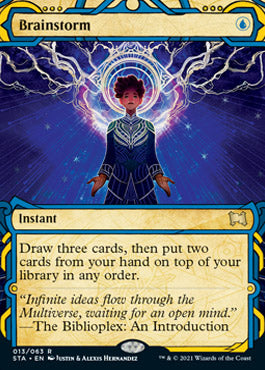 Brainstorm (Foil Etched) [Strixhaven: School of Mages Mystical Archive] | Gamers Paradise