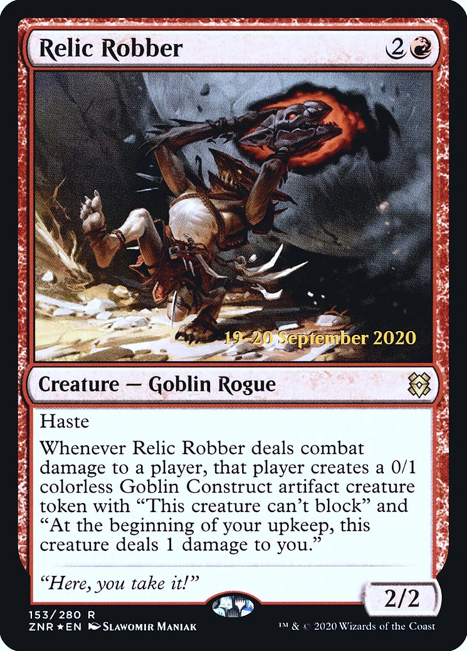 Relic Robber [Zendikar Rising Prerelease Promos] | Gamers Paradise