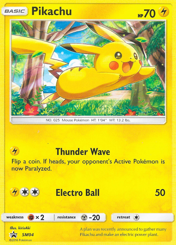 Pikachu (SM04) [Sun & Moon: Black Star Promos] | Gamers Paradise