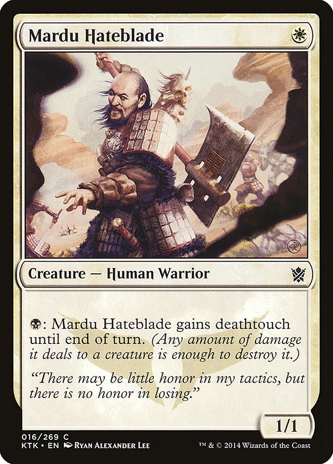 Mardu Hateblade [Khans of Tarkir] | Gamers Paradise
