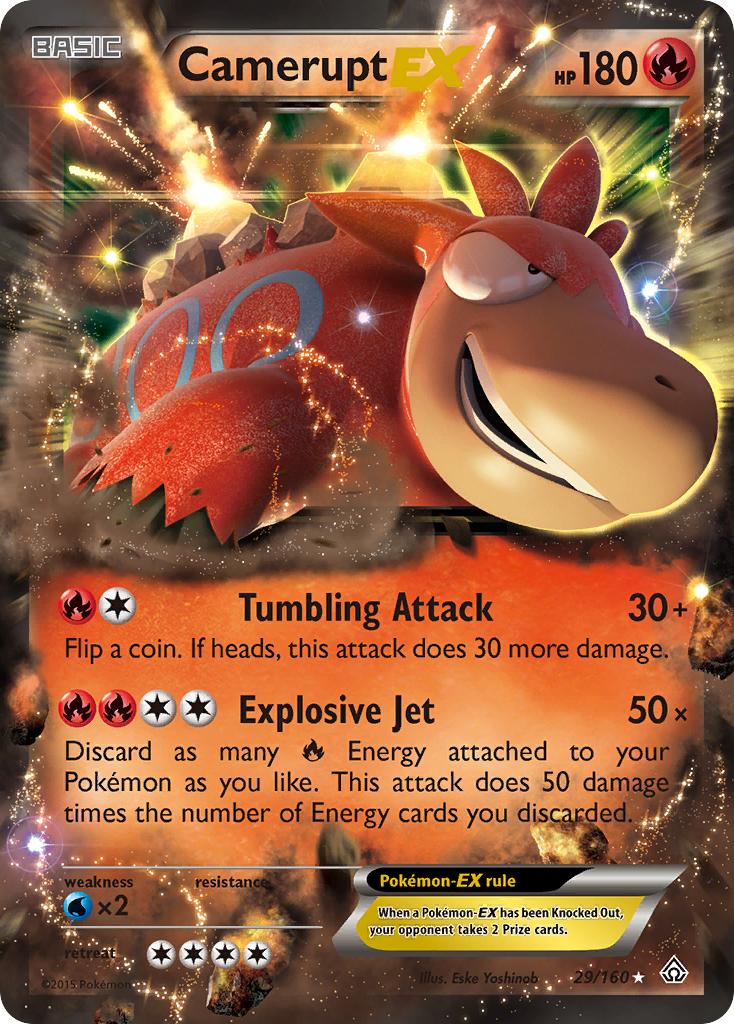 Camerupt EX (29/160) [XY: Primal Clash] | Gamers Paradise