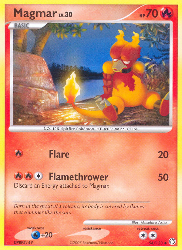 Magmar (54/123) [Diamond & Pearl: Mysterious Treasures] | Gamers Paradise