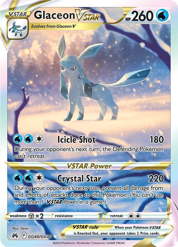 Glaceon VSTAR (GG40/GG70) [Sword & Shield: Crown Zenith] | Gamers Paradise