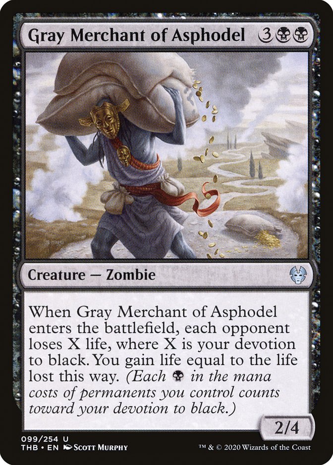 Gray Merchant of Asphodel [Theros Beyond Death] | Gamers Paradise