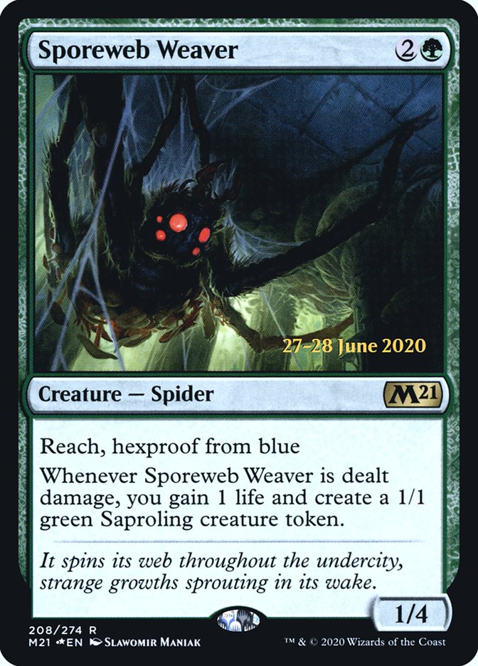 Sporeweb Weaver [Core Set 2021 Prerelease Promos] | Gamers Paradise