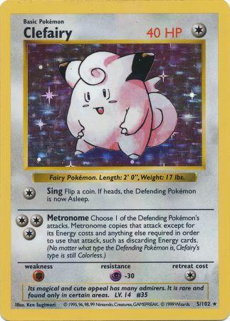 Clefairy (5/102) [Base Set Shadowless Unlimited] | Gamers Paradise