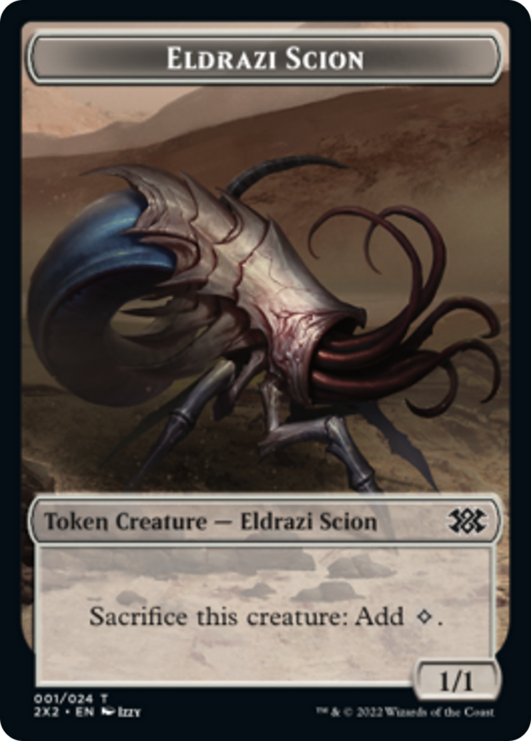Bear // Eldrazi Scion Double-Sided Token [Double Masters 2022 Tokens] | Gamers Paradise