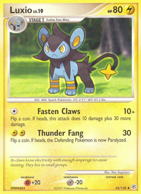 Luxio (52/130) [Diamond & Pearl: Base Set] | Gamers Paradise