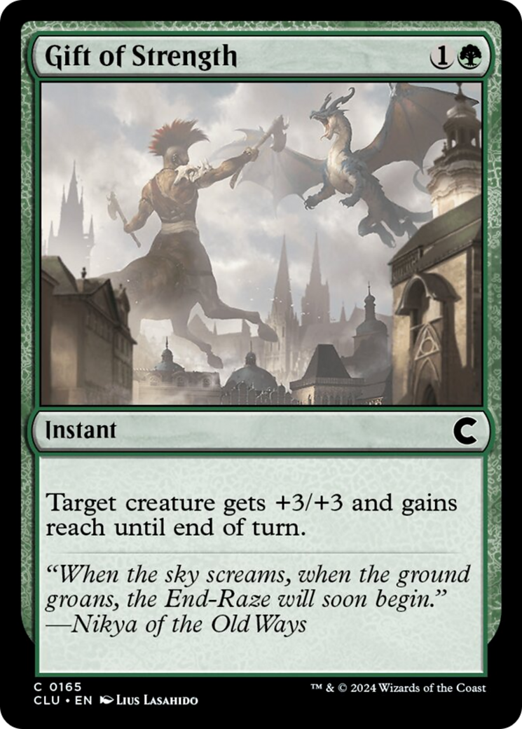Gift of Strength [Ravnica: Clue Edition] | Gamers Paradise