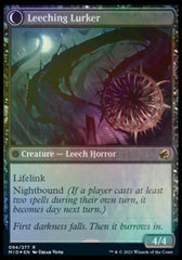 Curse of Leeches // Leeching Lurker [Innistrad: Midnight Hunt Prerelease Promos] | Gamers Paradise