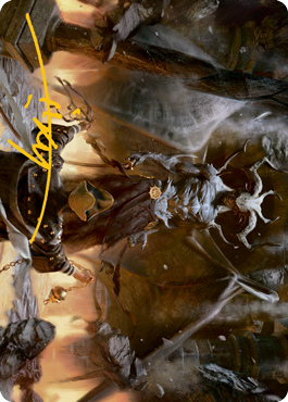 Ormendahl, the Corrupter Art Card (Gold-Stamped Signature) [Innistrad: Midnight Hunt Art Series] | Gamers Paradise