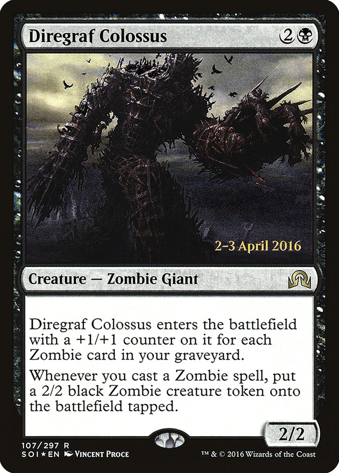 Diregraf Colossus [Shadows over Innistrad Prerelease Promos] | Gamers Paradise