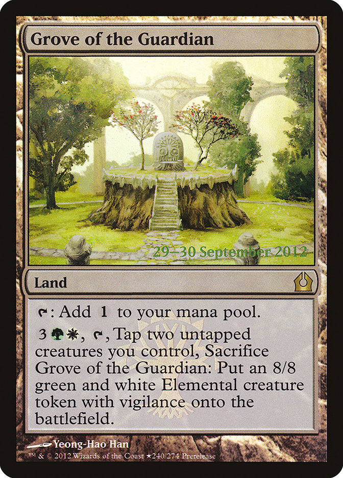 Grove of the Guardian [Return to Ravnica Prerelease Promos] | Gamers Paradise