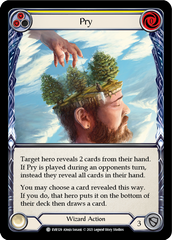 Pry (Yellow) [EVR129] (Everfest)  1st Edition Rainbow Foil | Gamers Paradise