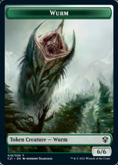 Wurm // Kraken Double-Sided Token [Commander 2021 Tokens] | Gamers Paradise