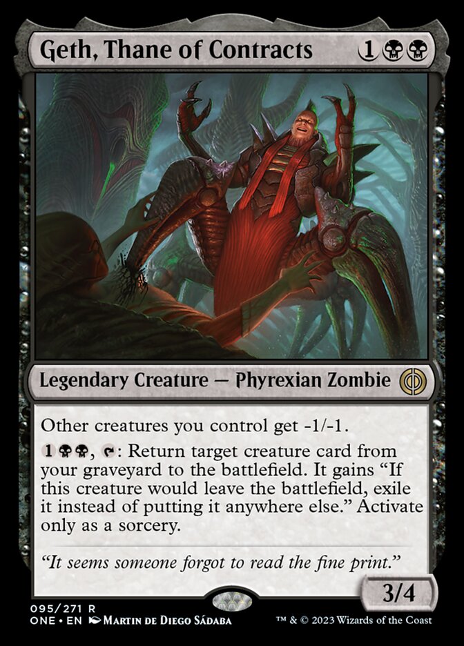 Geth, Thane of Contracts [Phyrexia: All Will Be One] | Gamers Paradise