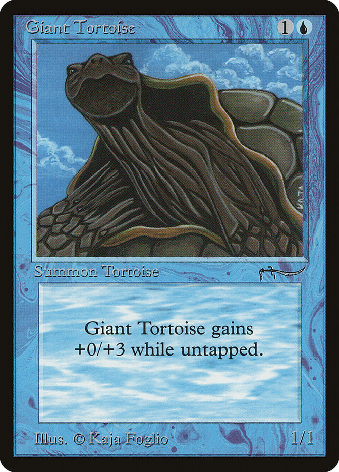 Giant Tortoise (Light Mana Cost) [Arabian Nights] | Gamers Paradise