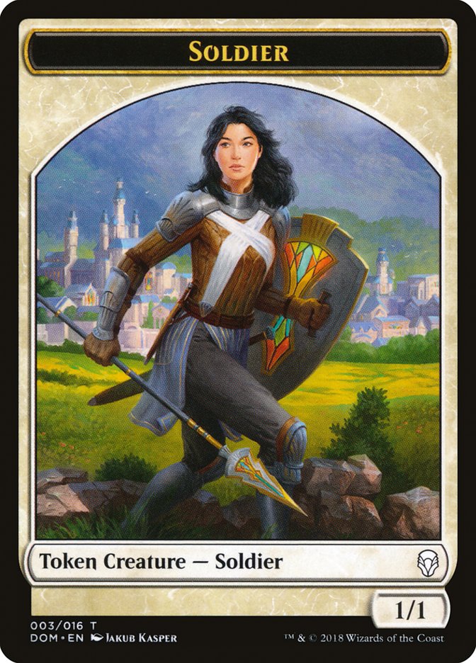 Soldier Token [Dominaria Tokens] | Gamers Paradise