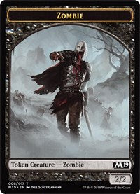 Zombie // Thopter Double-Sided Token (Game Night) [Core Set 2019 Tokens] | Gamers Paradise