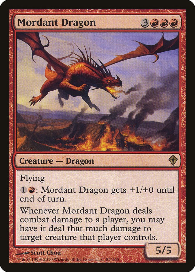 Mordant Dragon [Worldwake] | Gamers Paradise