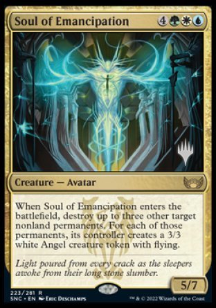 Soul of Emancipation (Promo Pack) [Streets of New Capenna Promos] | Gamers Paradise