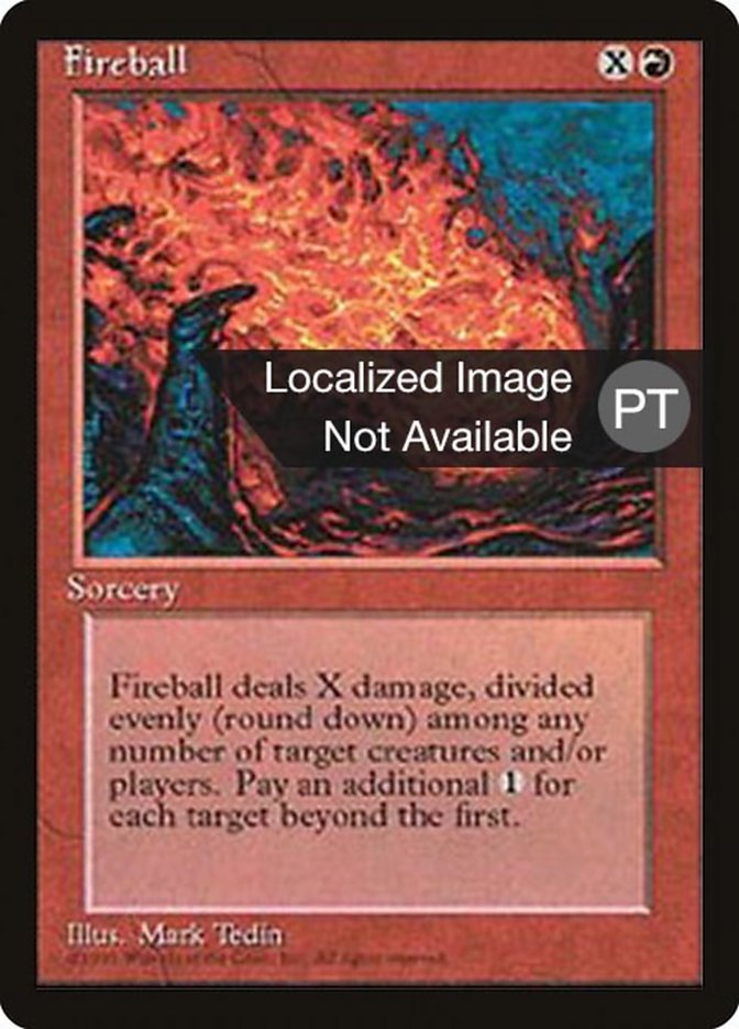 Fireball [Fourth Edition (Foreign Black Border)] | Gamers Paradise