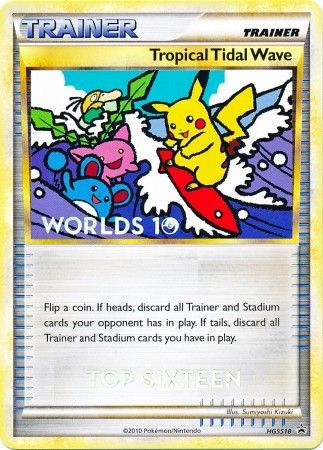 Tropical Tidal Wave (HGSS18) (Top 16) [HeartGold & SoulSilver: Black Star Promos] | Gamers Paradise