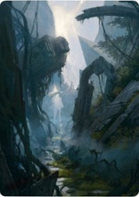 Swamp 2 Art Card [Zendikar Rising Art Series] | Gamers Paradise