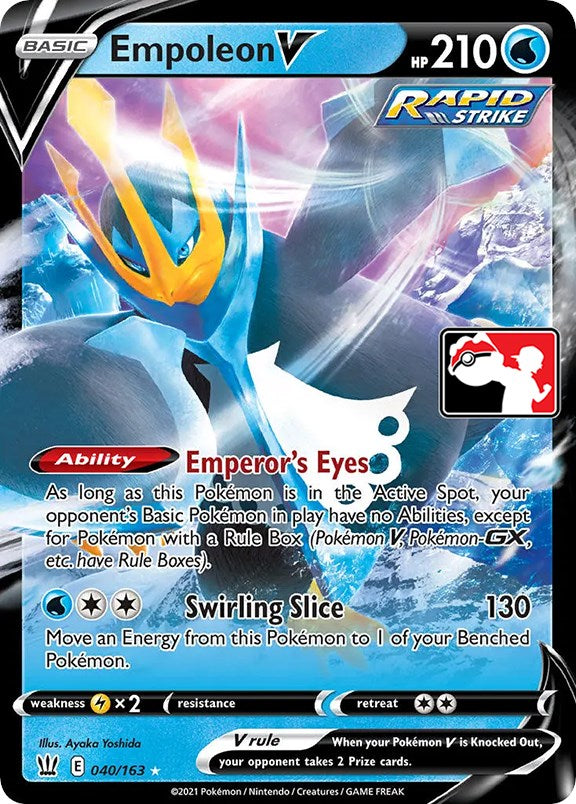 Empoleon V (040/163) [Prize Pack Series One] | Gamers Paradise
