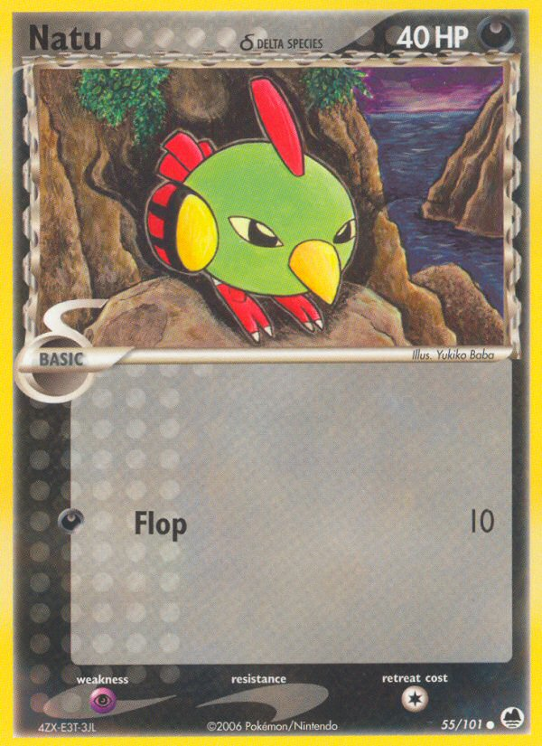 Natu (55/101) (Delta Species) [EX: Dragon Frontiers] | Gamers Paradise