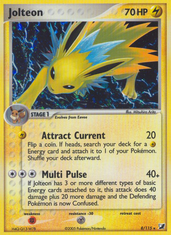 Jolteon (8/115) [EX: Unseen Forces] | Gamers Paradise