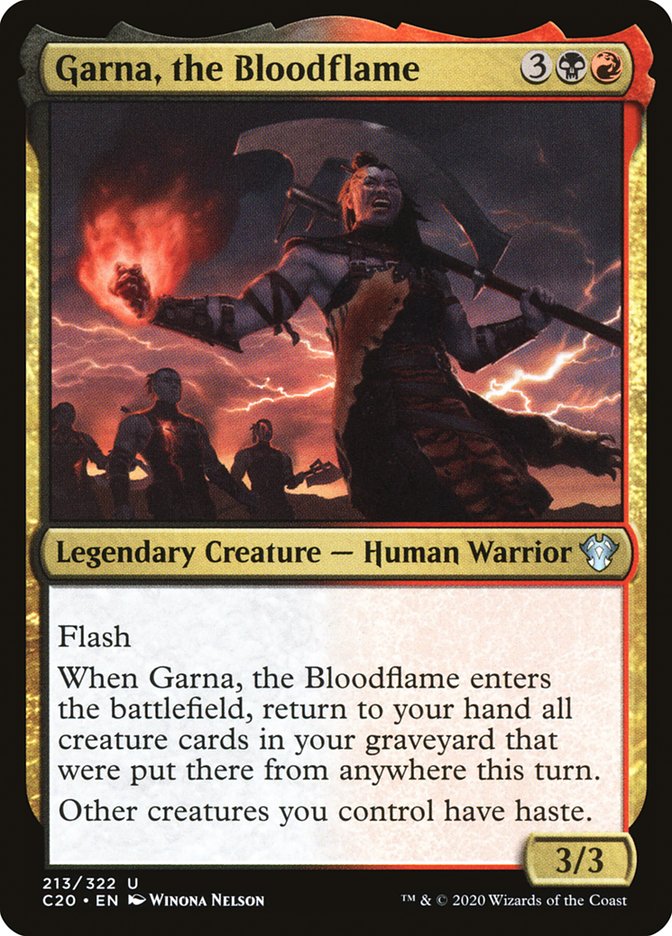 Garna, the Bloodflame [Commander 2020] | Gamers Paradise