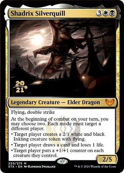 Shadrix Silverquill [Strixhaven: School of Mages Prerelease Promos] | Gamers Paradise