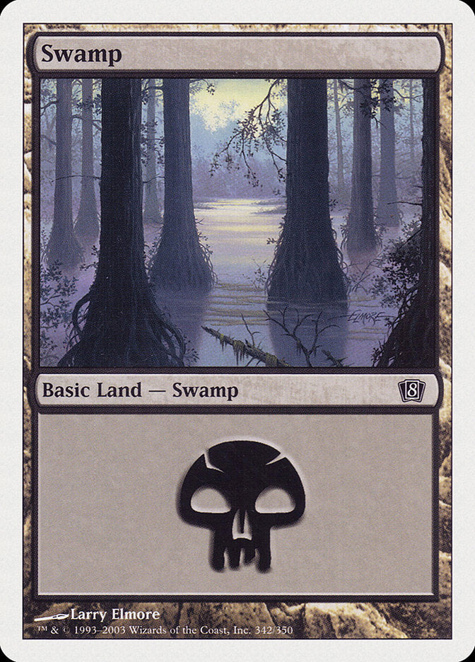 Swamp (342) [Eighth Edition] | Gamers Paradise